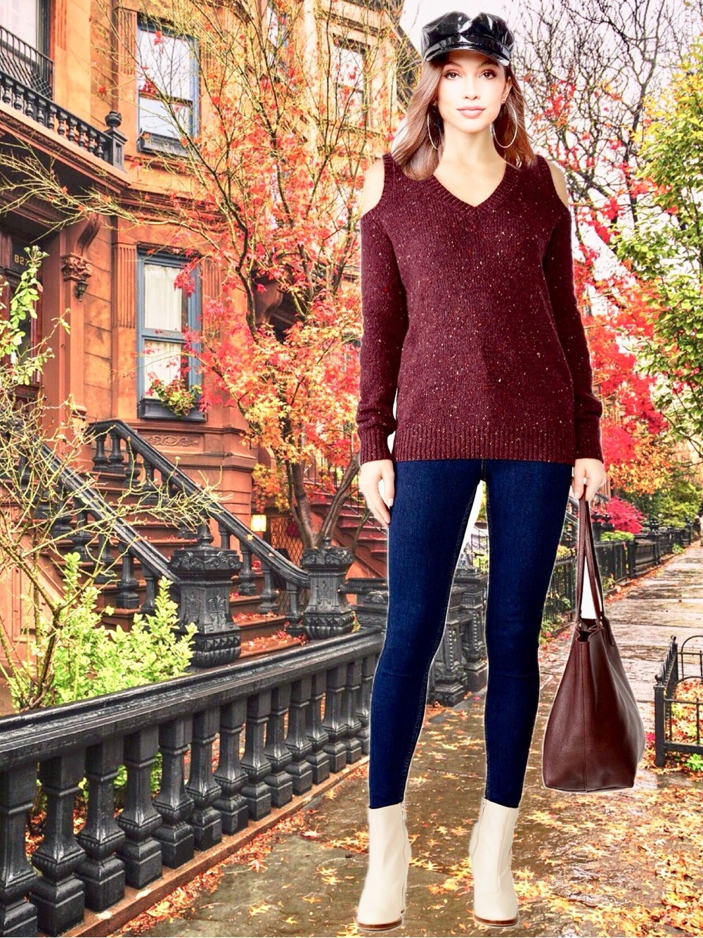 Rebecca Minkoff “Page” Cold Shoulder Sweater NWT